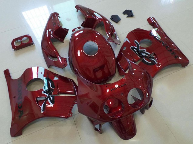 1990-1998 Honda CBR250RR MC22 Motorcycle Fairings - Maroon Red