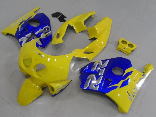 1990-1998 Honda CBR250RR MC22 Motorcycle Fairings - Yellow Blue