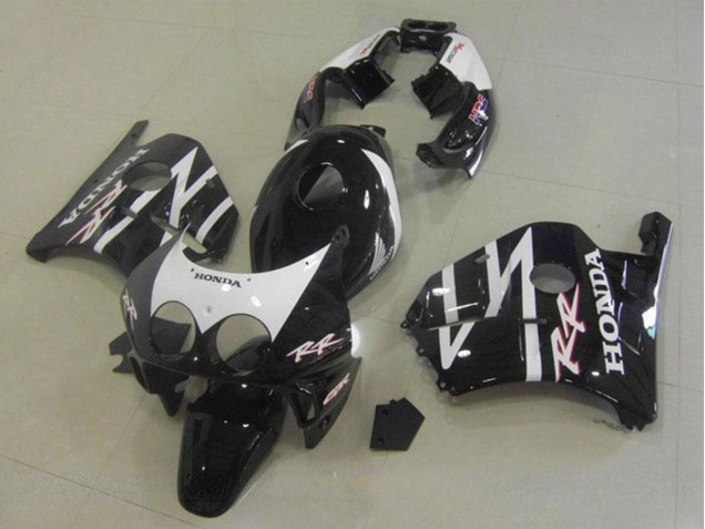 1990-1998 Honda CBR250RR MC22 Motorcycle Fairings - Glossy Black White