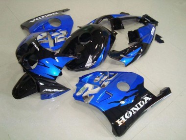 1990-1998 Honda CBR250RR MC22 Motorcycle Fairings - Blue Glossy Black