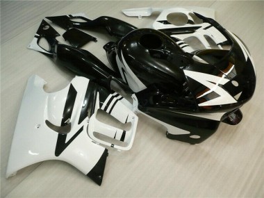 1995-1996 Honda CBR600 F3 Motorcycle Fairings - White Glossy Black