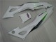 1995-1996 Honda CBR600 F3 Motorcycle Fairings - White Silver Green Hannspree