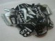 1995-1996 Honda CBR600 F3 Motorcycle Fairings - Silver Glossy Black SevenStars