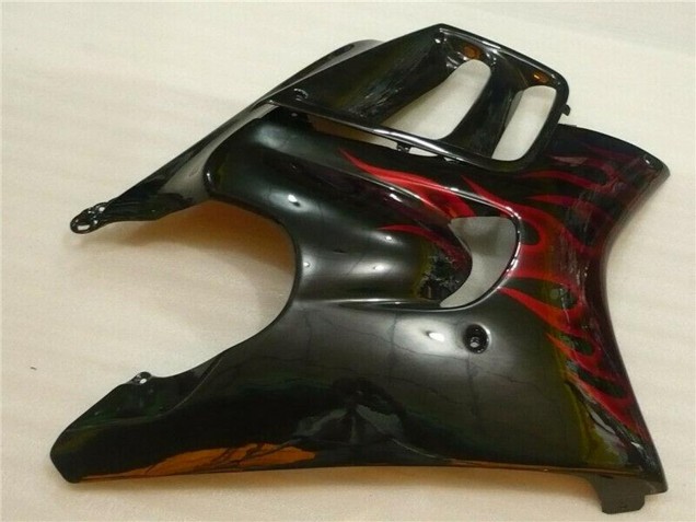 1995-1996 Honda CBR600 F3 Motorcycle Fairings - Glossy Black Red Flame