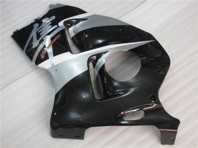 1996-2007 Suzuki GSXR 1300 Hayabusa Motorcycle Fairings - Silver Black