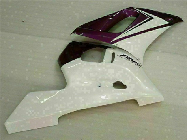 1998-2002 Yamaha YZF R6 Motorcycle Fairings - White Purple