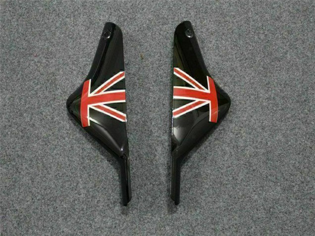 2000-2002 Kawasaki ZX6R Motorcycle Fairings - White Red Yellow Green Glossy Black Star EuroBet