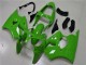 2000-2002 Kawasaki ZX6R Motorcycle Fairings - Green Black