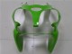 2000-2002 Kawasaki ZX6R Motorcycle Fairings - Green Black