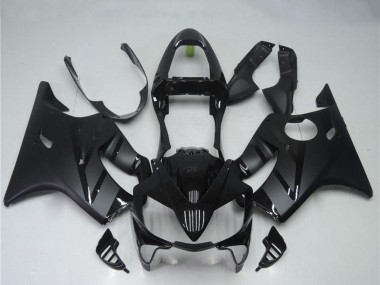 2001-2003 Honda CBR600 F4i Motorcycle Fairings - Glossy Black Matte Black