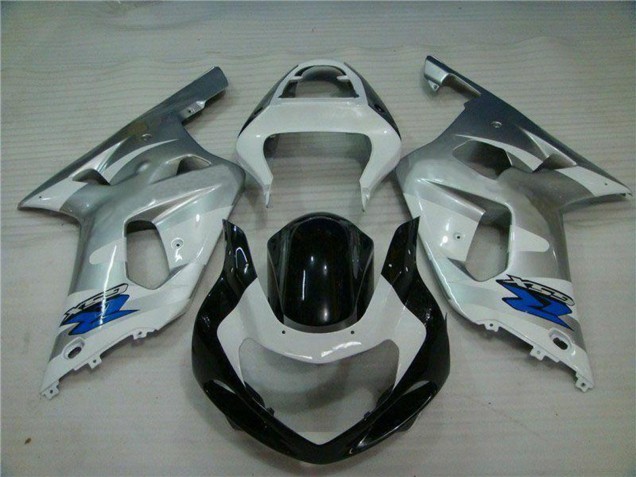 2001-2003 Suzuki GSXR 600/750 Motorcycle Fairings - Yellow Glossy Black