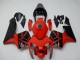 2003-2004 Honda CBR600RR Motorcycle Fairings - Red Glossy Black OEM Style