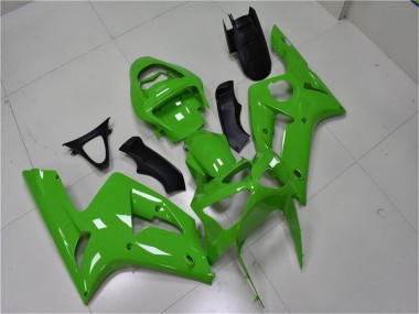 2003-2004 Kawasaki ZX6R Motorcycle Fairing - Green