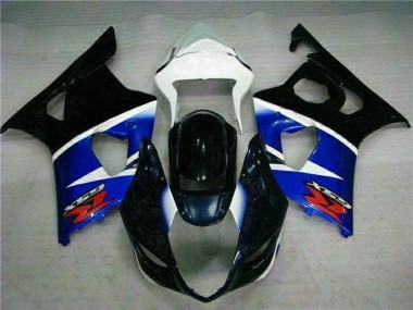 2003-2004 Suzuki GSXR 1000 Abs Motorcycle Fairings - White Blue Glossy Black Red