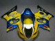 2003-2004 Suzuki GSXR 1000 Motorcycle Fairings - Yellow Blue White Red Corona Motul