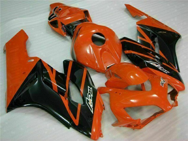 2004-2005 Honda CBR1000RR Motorcycle Fairings - Orange Glossy Black