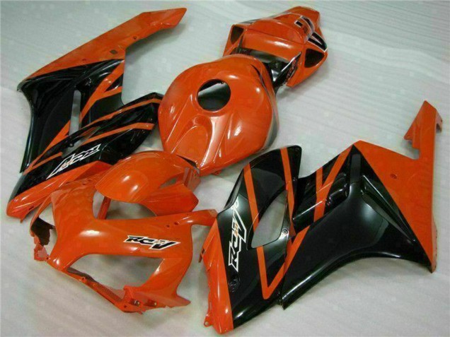 2004-2005 Honda CBR1000RR Motorcycle Fairings - Orange Glossy Black