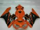 2004-2005 Honda CBR1000RR Motorcycle Fairings - Orange Glossy Black