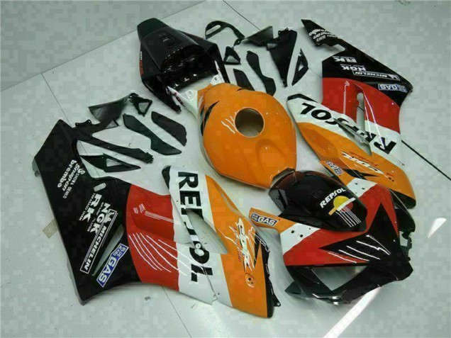2004-2005 Honda CBR1000RR Motorcycle Fairings - Orange White Red Black Repsol