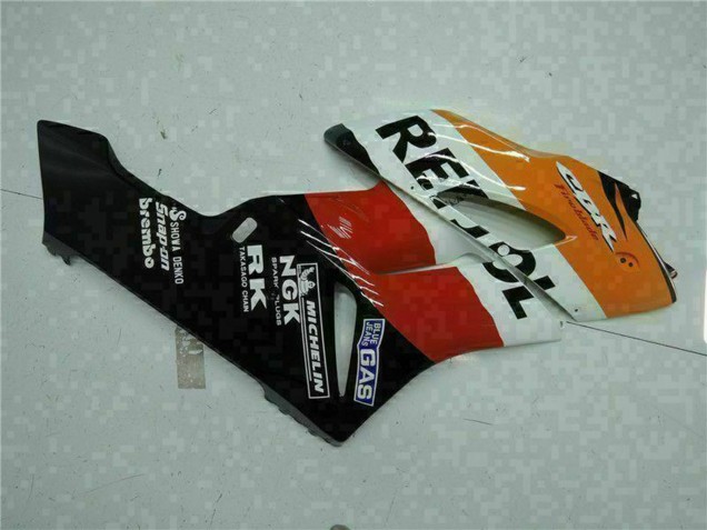 2004-2005 Honda CBR1000RR Motorcycle Fairings - Orange White Red Black Repsol