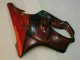 2004-2007 Honda CBR600 F4i Motorcycle Fairings - Glossy Black Red Flame