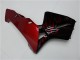 2005-2006 Honda CBR600RR Motorcycle Fairing Kits - Glossy Black Red Flame