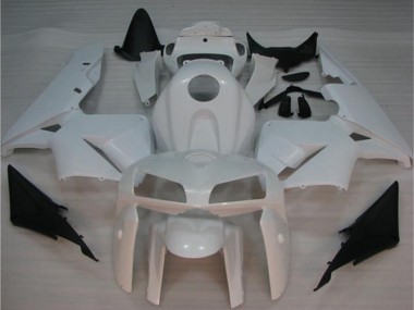 2005-2006 Honda CBR600RR Motorcycle Fairing Kits - White