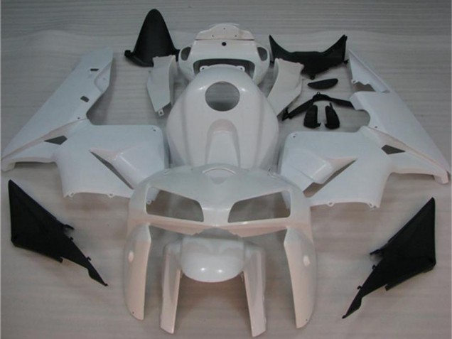 2005-2006 Honda CBR600RR Motorcycle Fairing Kits - White