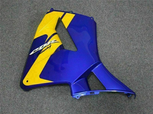 2005-2006 Honda CBR600RR Motorcycle Fairings - Yellow Blue