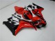 2006-2007 Honda CBR1000RR Motorcycle Fairings Kits - Red Glossy Black