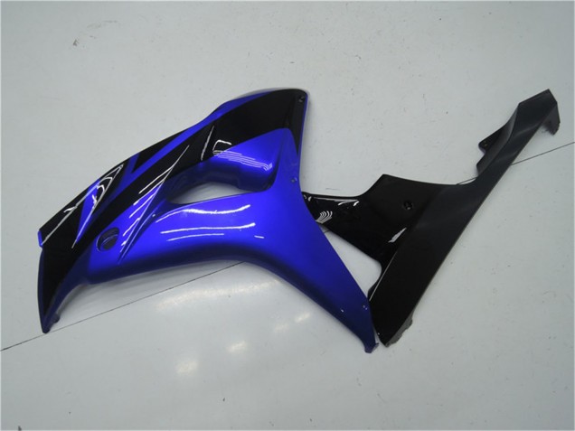 2006-2007 Honda CBR1000RR Motorcycle Fairing Kits - Blue Glossy Black