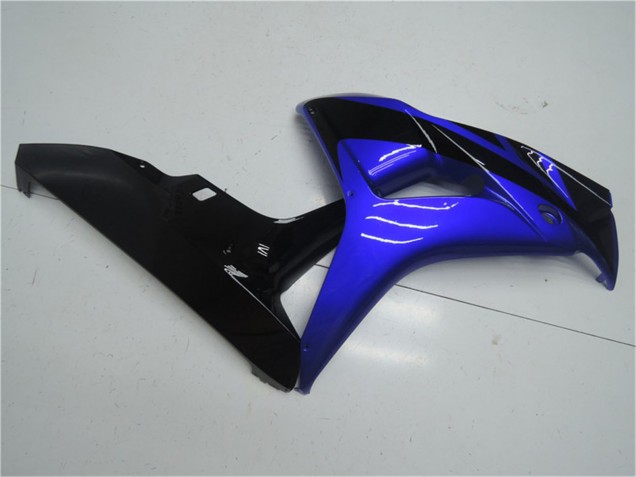2006-2007 Honda CBR1000RR Motorcycle Fairing Kits - Blue Glossy Black