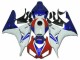 2006-2007 Honda CBR1000RR Motorcycle Fairing Kits - White Red Blue HRC