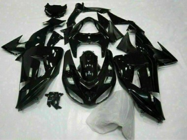 2006-2007 Kawasaki ZX10R Motorcycle Fairing - Glossy Black