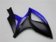 2006-2007 Suzuki GSXR 600/750 Motorcycle Fairings - Blue Matte Black