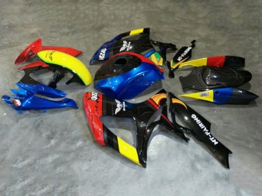 2006-2007 Suzuki GSXR 600/750 Motorcycle Fairings - Red Blue Yellow