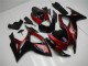 2006-2007 Suzuki GSXR 600/750 Motorcycle Fairing - Red Glossy Black