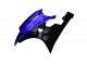 2006-2007 Yamaha YZF R6 Motorcycle Fairing - Blue Matte Black