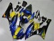 2006-2007 Yamaha YZF R6 Motorcycle Fairings - Blue Yellow Glossy Black Shark
