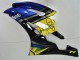 2006-2007 Yamaha YZF R6 Motorcycle Fairings - Blue Yellow Glossy Black Shark