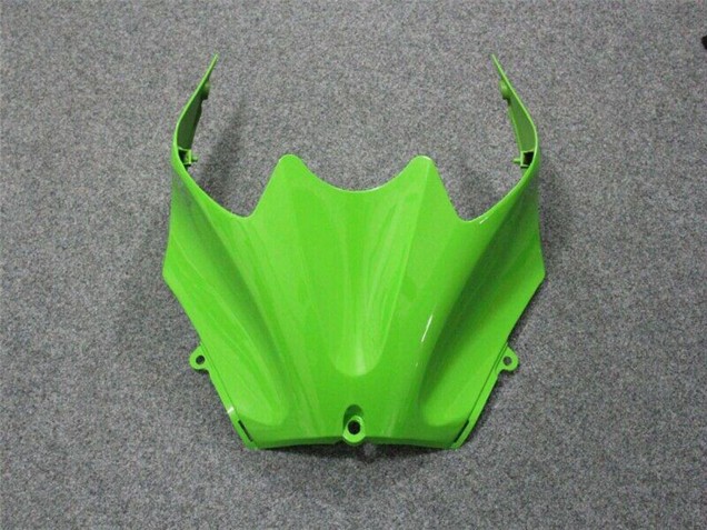 2006-2011 Kawasaki ZX14R ZZR1400 Motorcycle Fairing - Green Glossy Black