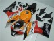 2007-2008 Honda CBR600RR Bike Fairings - Orange White Red Glossy Black Repsol