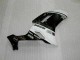 2007-2008 Kawasaki ZX6R Motorcycle Fairings - Black White