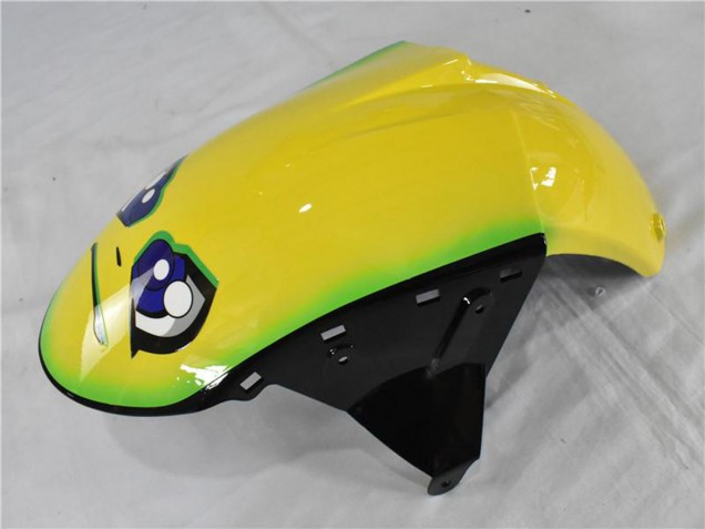 2007-2008 Kawasaki ZX6R Motorcycle Fairings - Blue Shark