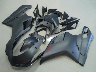2007-2014 Ducati 848 Motorcycle Fairing - Matte Black