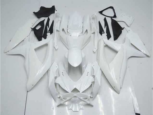 2008-2010 Suzuki GSXR 600/750 Motorcycle Fairing - White