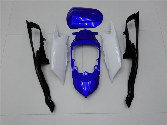 2008-2010 Suzuki GSXR 600/750 Motorcycle Fairings - White Blue Black Red Line