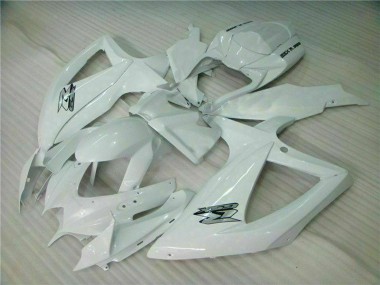 2008-2010 Suzuki GSXR 600/750 Motorcycle Fairings - White