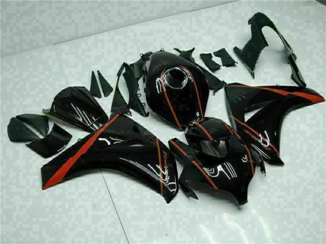 2008-2011 Honda CBR1000RR Motorcycle Fairings - Glossy Black Red