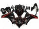 2008-2011 Honda CBR1000RR Motorcycle Fairings - Glossy Black Red